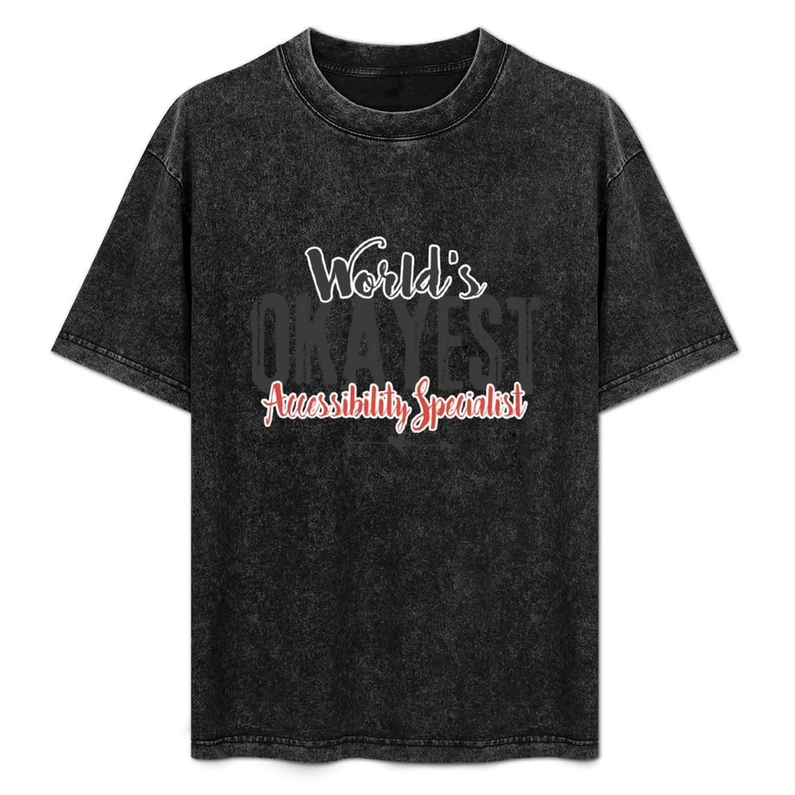World's Okayest Accessibility Specialist Funny Saying T-Shirt Lightweight Sport Basic T-Shirt
World's Okayest Accessibility Specialist Funny Saying T-Shirt Lightweight Sport Basic T-Shirt