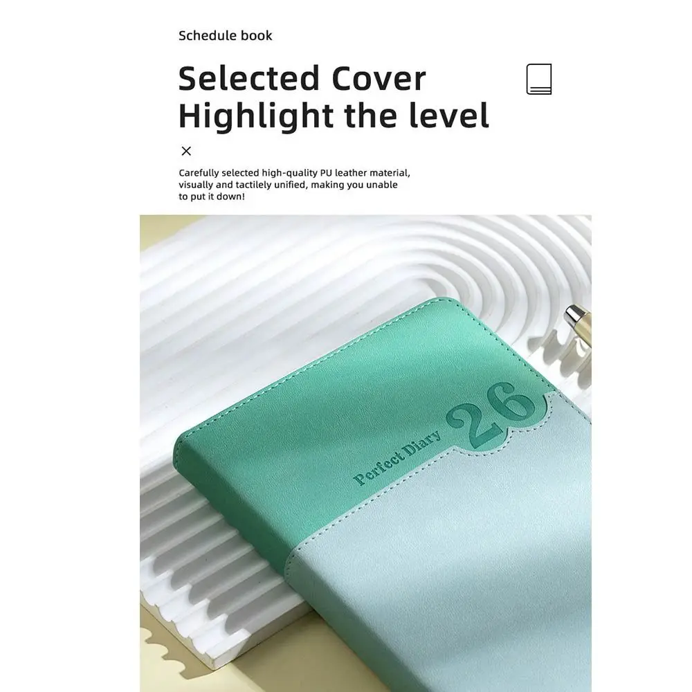 365 Days 2026 Schedule Planner Notepad Efficiency English A5 Agenda Planning Notebook Wear-resistant Thick Paper
365 Days 2026 Schedule Planner Notepad Efficiency English A5 Agenda Planning Notebook Wear-resistant Thick Paper