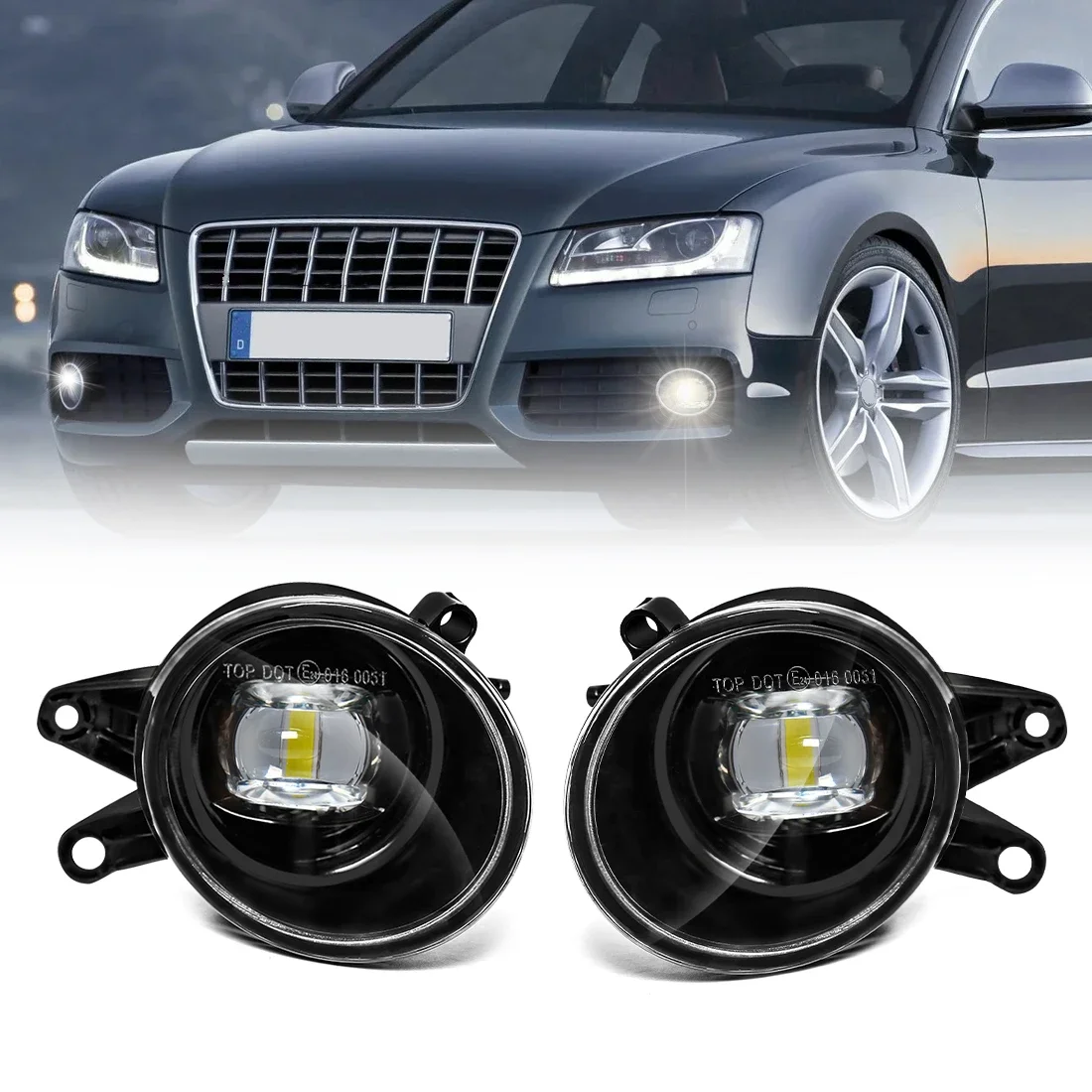 Противотуманная фара для Audi A4 B6 2001 2002 2003 2004 2005, светодиодные противотуманные фары «ангельские глазки», передний автоматический бампер, фары, автомобильные аксессуары 12 В
Противотуманная фара для Audi A4 B6 2001 2002 2003 2004 2005, светодиодные противотуманные фары «ангельские глазки», передний автоматический бампер, фары, автомобильные аксессуары 12 В