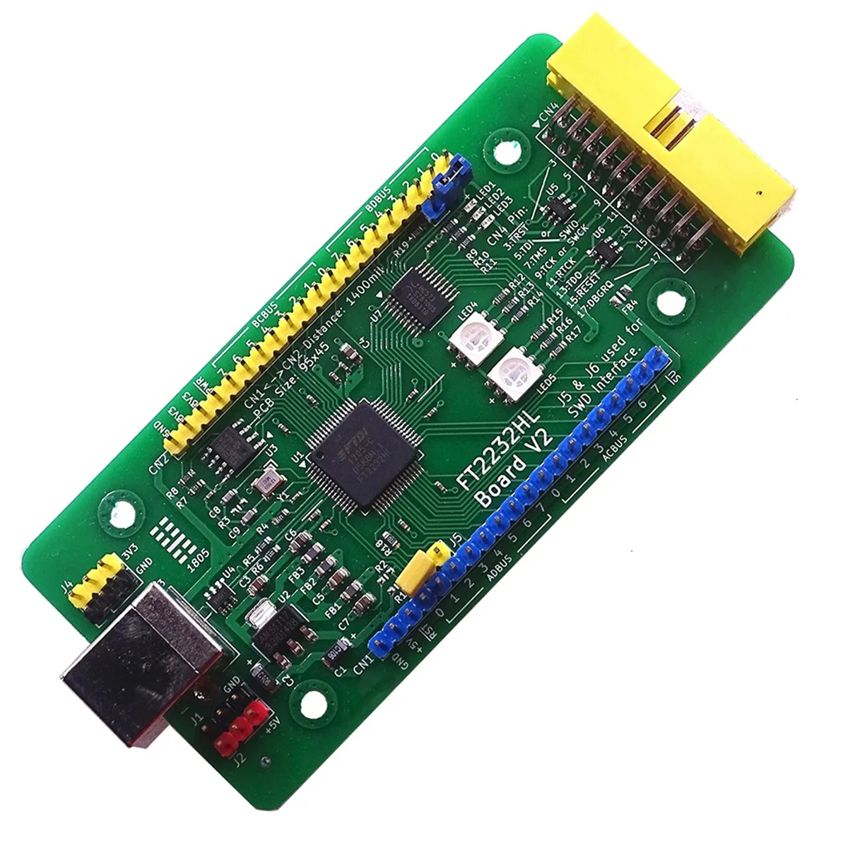 AB20-Новая плата разработки FT2232HL/FT4232HL FT2232H Поддержка USB-порта JTAG OpenOCD
AB20-Новая плата разработки FT2232HL/FT4232HL FT2232H Поддержка USB-порта JTAG OpenOCD