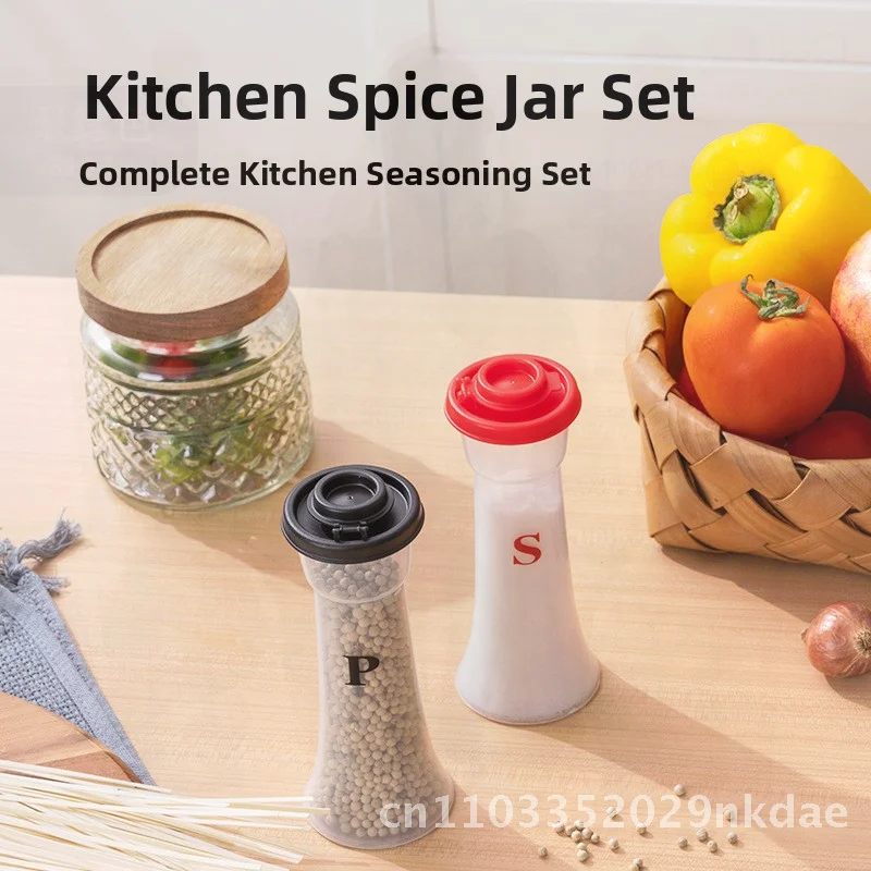 Набор из 2 пластиковых бутылок для приправ, банка для разбрасывания барбекю для сахара, соли, перца, бытовой современный минималистичный дозатор приправ
Набор из 2 пластиковых бутылок для приправ, банка для разбрасывания барбекю для сахара, соли, перца, бытовой современный минималистичный дозатор приправ