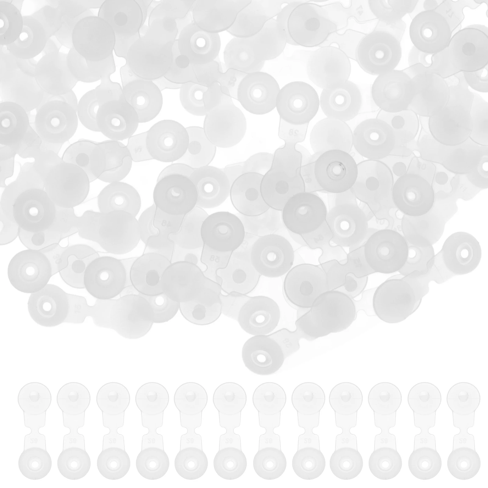 100pcs Plastic Wristband Replacement Fasteners For Event Party Festival Skin Buckle Quick Secure Connection Identification Band
100pcs Plastic Wristband Replacement Fasteners For Event Party Festival Skin Buckle Quick Secure Connection Identification Band