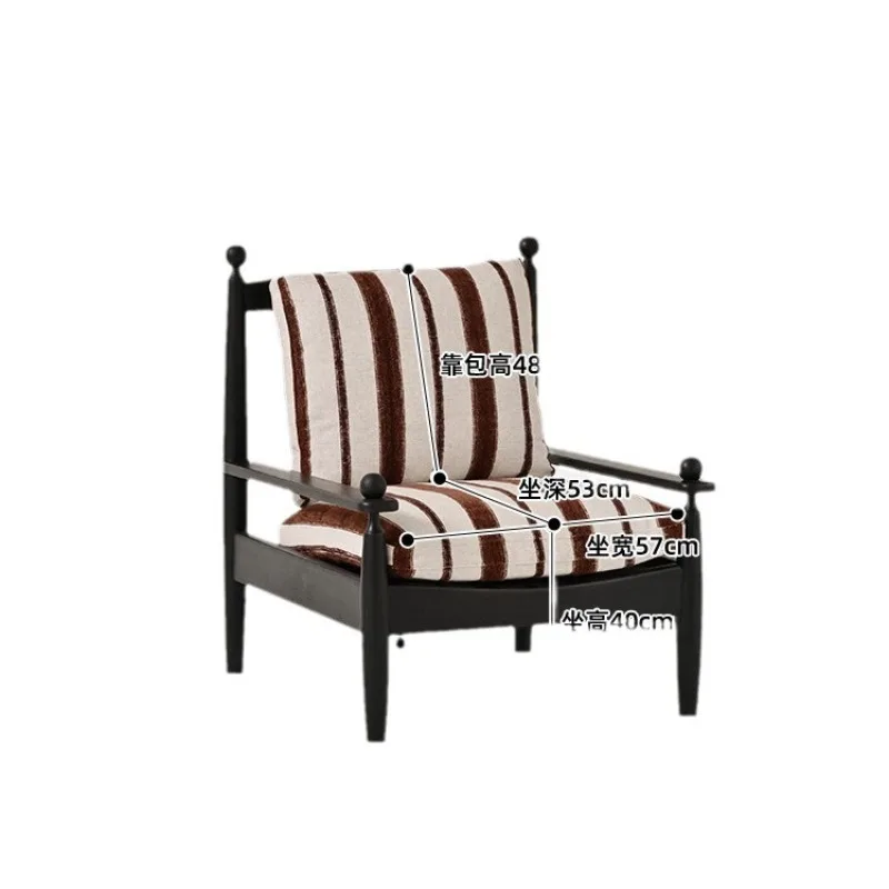 single sofa chair, solid wood antique living room, cotton and linen removable leisure chair, solid wood back chair
single sofa chair, solid wood antique living room, cotton and linen removable leisure chair, solid wood back chair