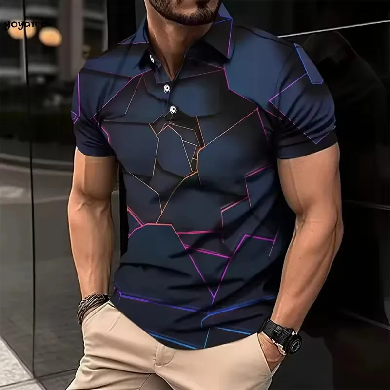 Abstract Geometric Pattern Men's Street Trend Polos T-Shirts Summer Short Sleeve 3D Printed POLO Tee 6XL Plus Size Casual Tops
Abstract Geometric Pattern Men's Street Trend Polos T-Shirts Summer Short Sleeve 3D Printed POLO Tee 6XL Plus Size Casual Tops