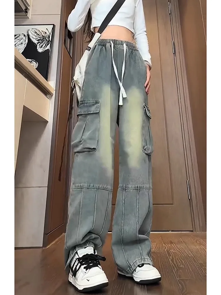 Retro Blue Washed Spliced Workwear Jeans Men's Spring Autumn Large Pocket American High Street Handsome Wide Leg Straight Leg...
Retro Blue Washed Spliced Workwear Jeans Men's Spring Autumn Large Pocket American High Street Handsome Wide Leg Straight Leg...