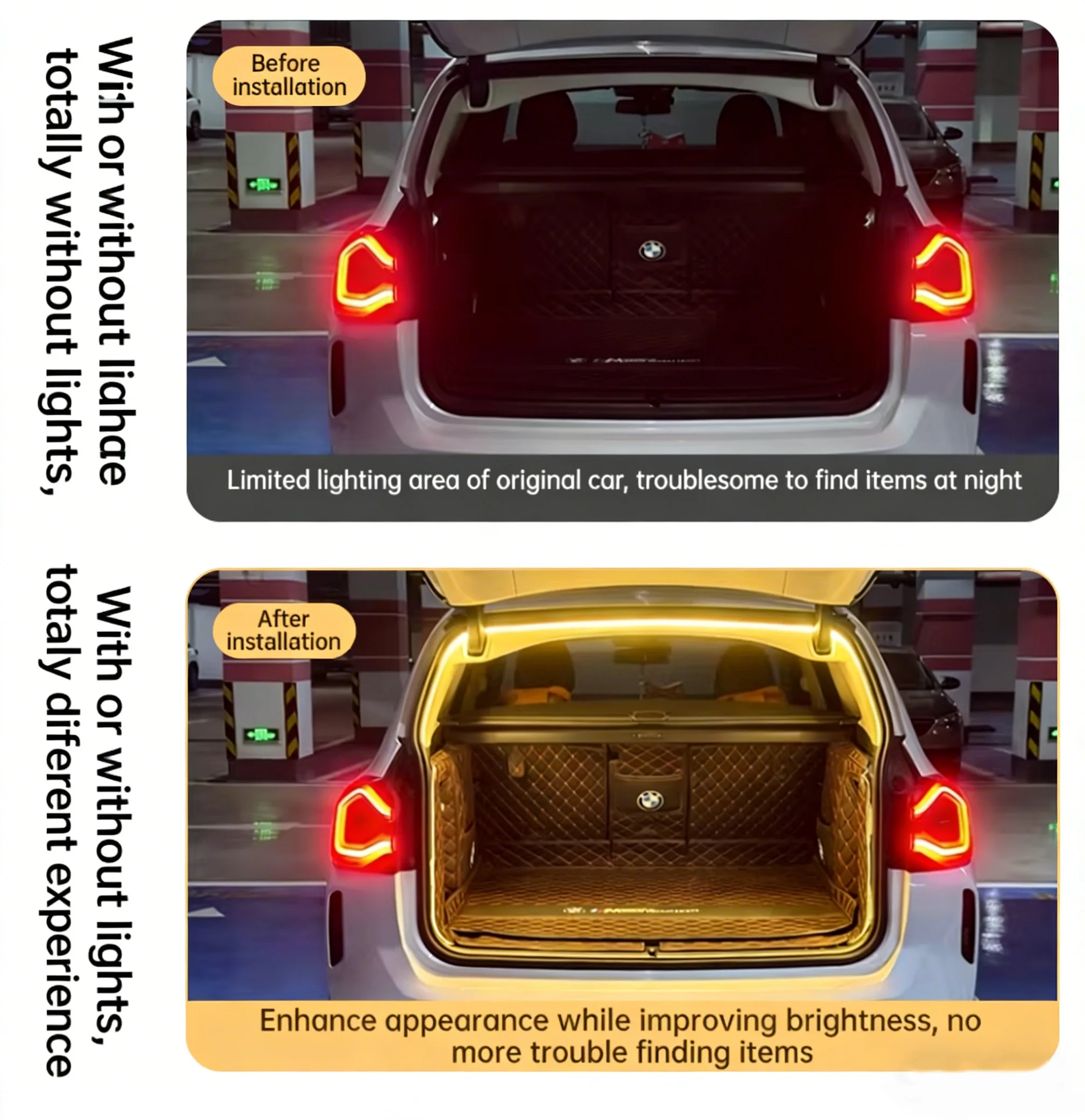 LED Rear Trunk Light Bar For BMW SUV X1 X3 X5 X6 X7 X2 X4 iX3 White Warm White Car Trunk Modified Atmosphere Lamp
LED Rear Trunk Light Bar For BMW SUV X1 X3 X5 X6 X7 X2 X4 iX3 White Warm White Car Trunk Modified Atmosphere Lamp