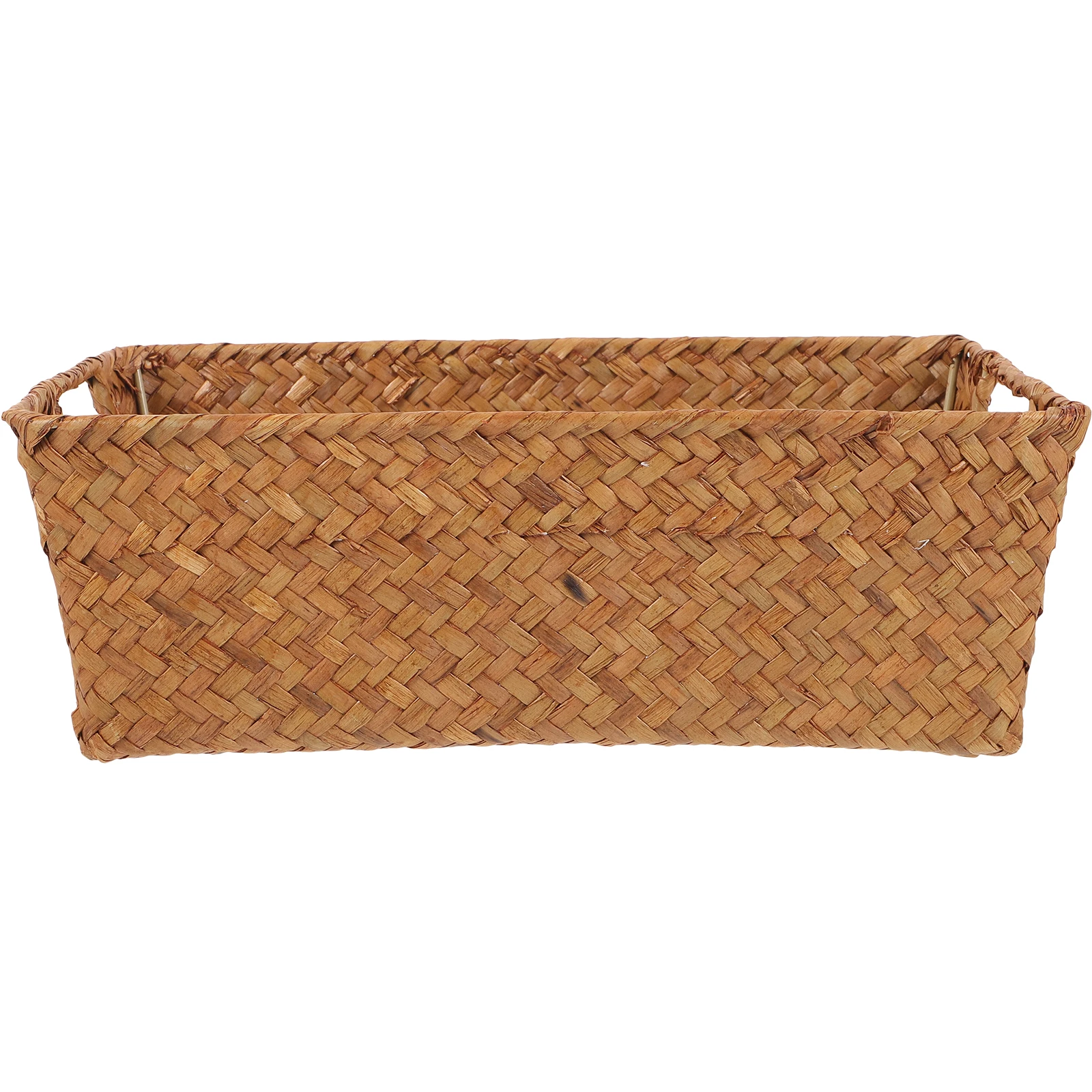 Desktop Storage Basket Seagrass Woven Baskets Rectangle Shape Handwoven Khaki Small Remote Control Organizer Homeware Practical
Desktop Storage Basket Seagrass Woven Baskets Rectangle Shape Handwoven Khaki Small Remote Control Organizer Homeware Practical