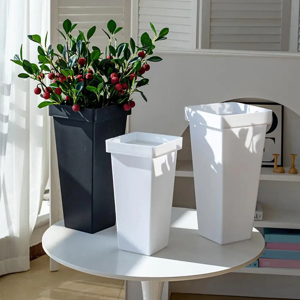 Tall Flower Bucket Modern Plastic Vase Elegant Square Bucket for Cut Flowers Floral Arrangement Home Wedding Party Table Centerp
Tall Flower Bucket Modern Plastic Vase Elegant Square Bucket for Cut Flowers Floral Arrangement Home Wedding Party Table Centerp