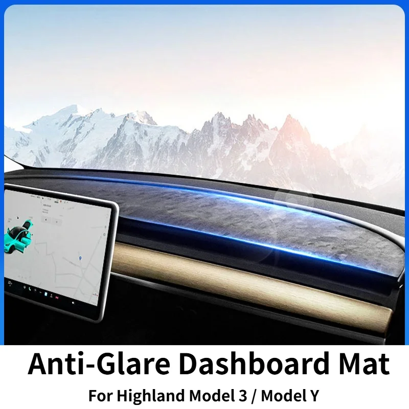 Anti-Glare Dash Mat Fits Highland Tesla Model 3 Y Non-Slip Heat Insulation Central Control Dashboard Interior Accessories
Anti-Glare Dash Mat Fits Highland Tesla Model 3 Y Non-Slip Heat Insulation Central Control Dashboard Interior Accessories