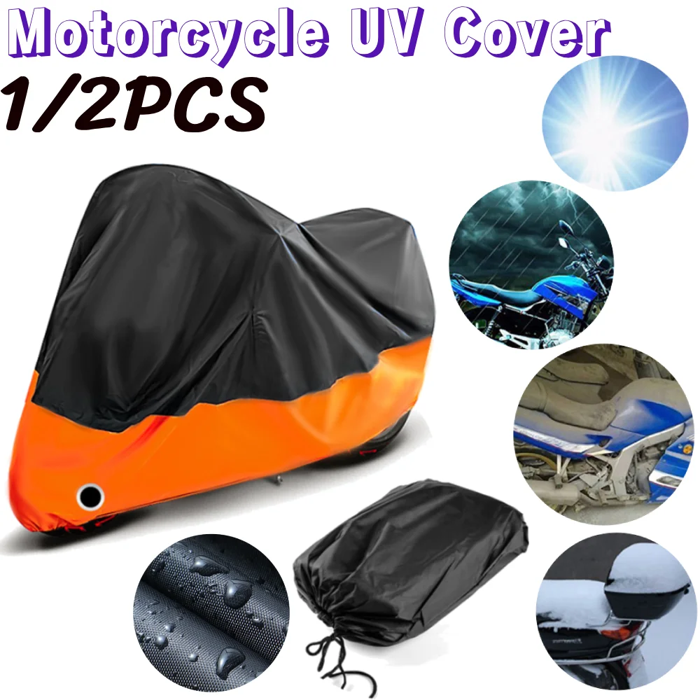 1/2PCS UV Protective Cover Coat Waterproof Dustproof Outdoor Motorbike Scooter Cover Motors Dust Rain UV Protector Cover
1/2PCS UV Protective Cover Coat Waterproof Dustproof Outdoor Motorbike Scooter Cover Motors Dust Rain UV Protector Cover