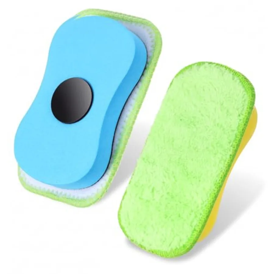 Chalkboard Erasers for Blackboard, 2 Pcs Magnetic Chalk Marker Eraser Dust Free EVA Microfiber for Home, Office and Classroom,
Chalkboard Erasers for Blackboard, 2 Pcs Magnetic Chalk Marker Eraser Dust Free EVA Microfiber for Home, Office and Classroom,