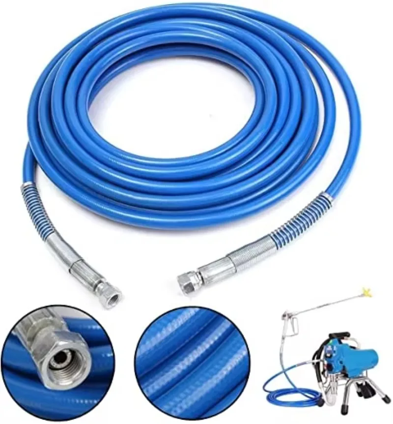 50ft 3300psi 1/4-Inch Airless Paint Sprayer Hose - Nylon Braided High Pressure Replacement Hose with 1/4" Male Fittings
50ft 3300psi 1/4-Inch Airless Paint Sprayer Hose - Nylon Braided High Pressure Replacement Hose with 1/4" Male Fittings