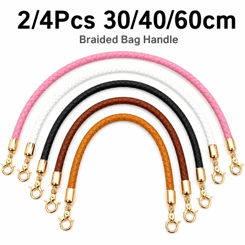 2/4Pcs 30/40/60cm PU Leather Braided Handbag Handles Metal Buckle Lobster Clasp Purse Shoulder Strap Replacement DIY Accessories
2/4Pcs 30/40/60cm PU Leather Braided Handbag Handles Metal Buckle Lobster Clasp Purse Shoulder Strap Replacement DIY Accessories