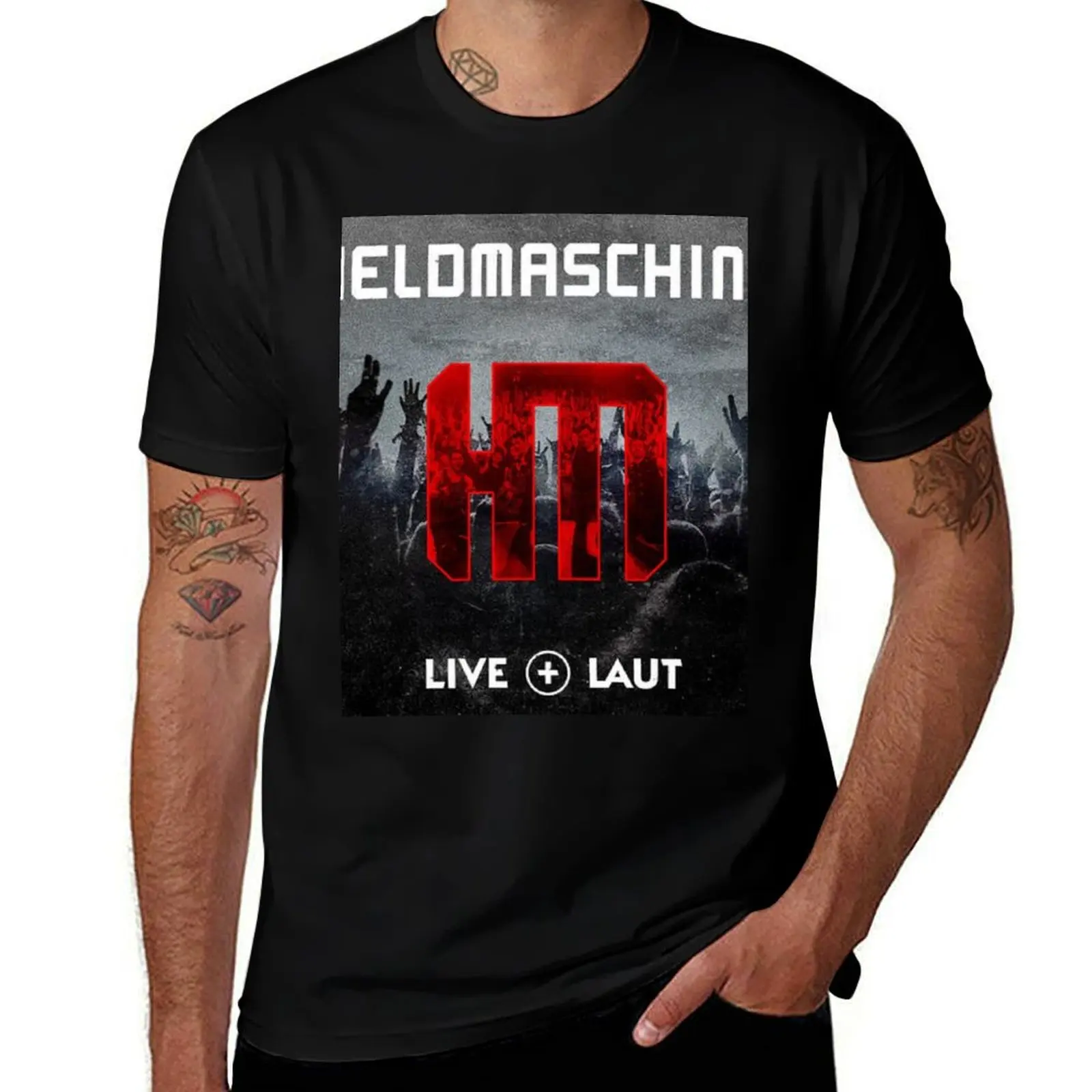 Heldmaschine - Live+Laut album 2018 T-Shirt men t shirt cotton 100% t shirt man designer man t shirt luxury T-Shirt
Heldmaschine - Live+Laut album 2018 T-Shirt men t shirt cotton 100% t shirt man designer man t shirt luxury T-Shirt