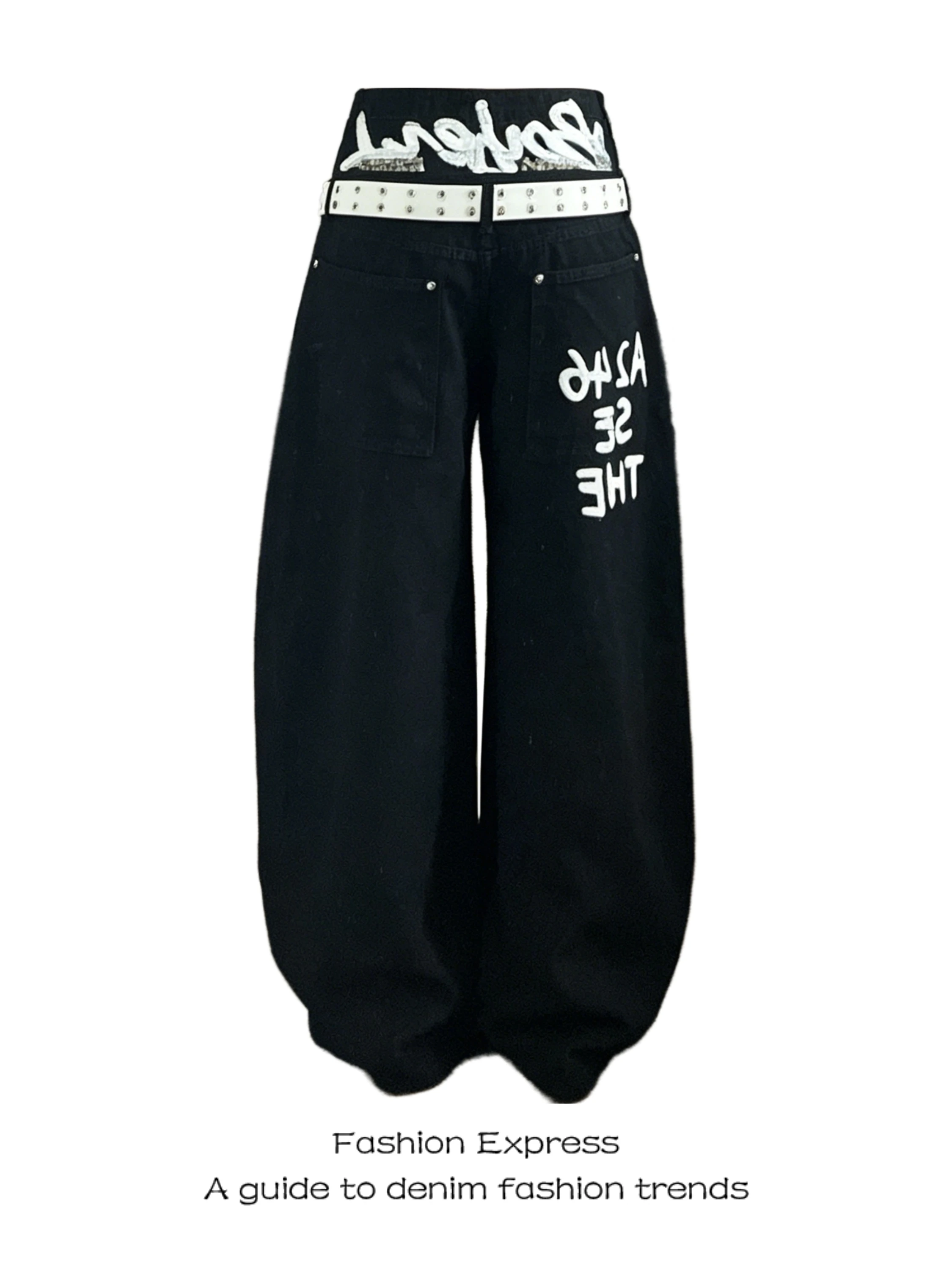 Wide Leg High Waist Jeans Women Summer Thin Washed Print Loose Cool Drapey Long Trousers Casual Style Splicing Process
Wide Leg High Waist Jeans Women Summer Thin Washed Print Loose Cool Drapey Long Trousers Casual Style Splicing Process
