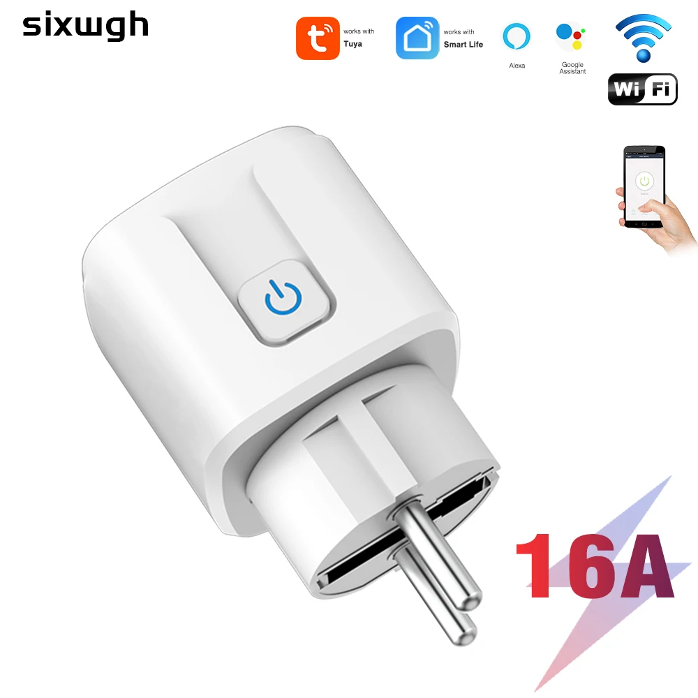 Tuya WiFi Smart Plug EU 20A 16A Energy Monitor Outlet, Smart Life Remote Voice Control Alexa Google Home
Tuya WiFi Smart Plug EU 20A 16A Energy Monitor Outlet, Smart Life Remote Voice Control Alexa Google Home