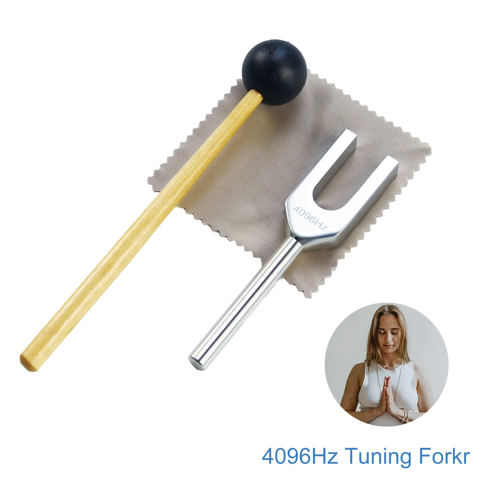 Miwayer 4096Hz Tuning Fork,Sound Therapy Purification and Demagnetization Tuning Fork with Mallet,Meditation Relaxation
Miwayer 4096Hz Tuning Fork,Sound Therapy Purification and Demagnetization Tuning Fork with Mallet,Meditation Relaxation