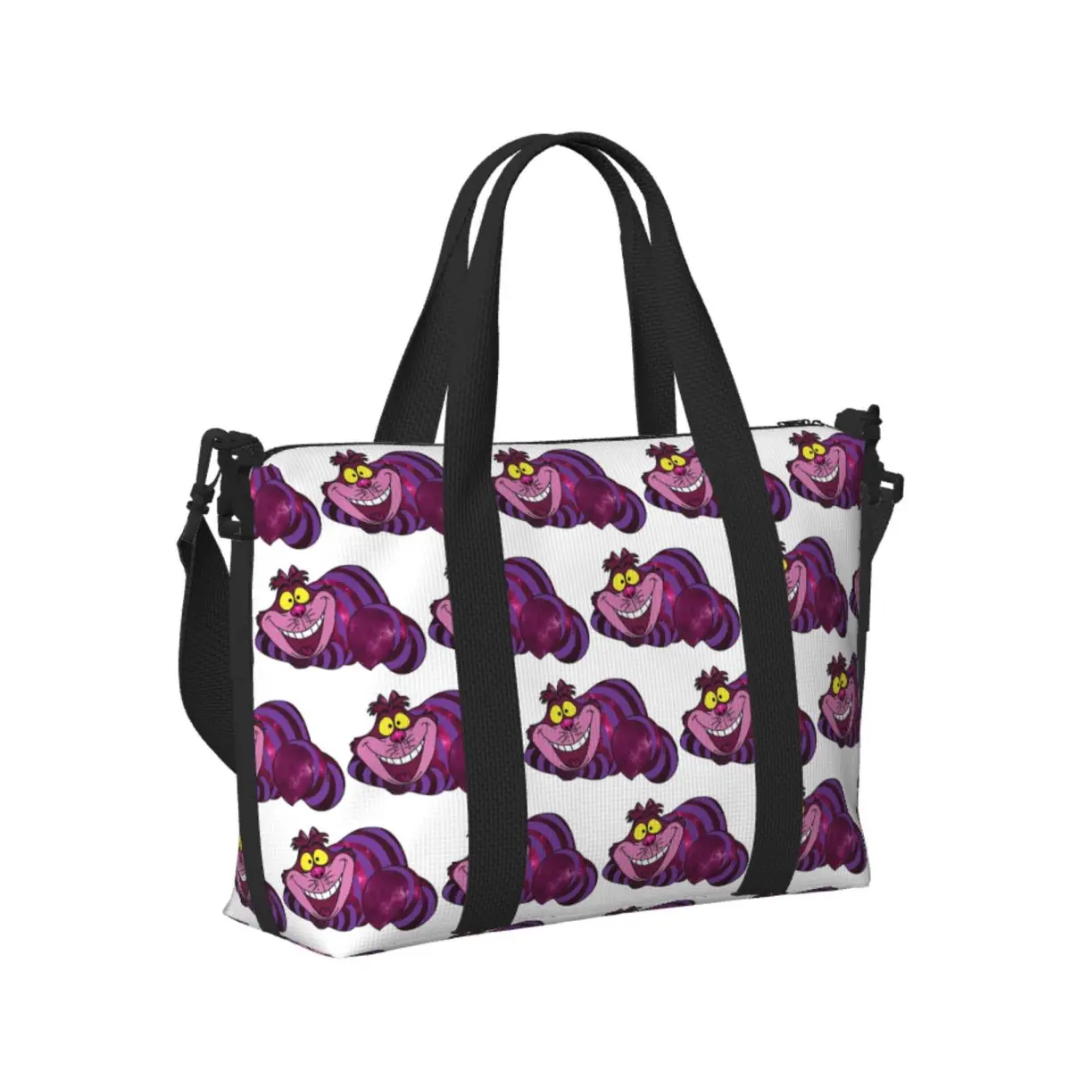 Custom Cheshire Space Cat Beach Travel Bag Large Capacity Tote Bags for Gym Sport Women Shopping Duffle Shoulder Bag
Custom Cheshire Space Cat Beach Travel Bag Large Capacity Tote Bags for Gym Sport Women Shopping Duffle Shoulder Bag