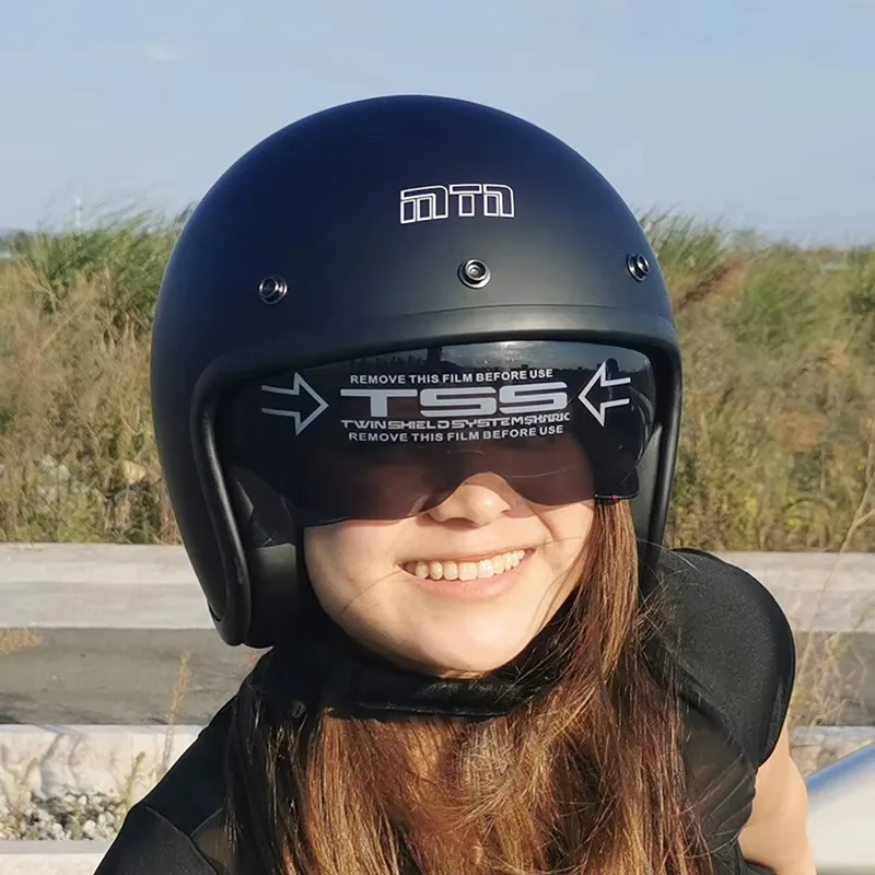 Motorcycle Helmet Open Face Retro Vintage Scooter Casco Pilot Men Cafe Racer Motorbike Capacete De Moto Factory Directly Sell
Motorcycle Helmet Open Face Retro Vintage Scooter Casco Pilot Men Cafe Racer Motorbike Capacete De Moto Factory Directly Sell