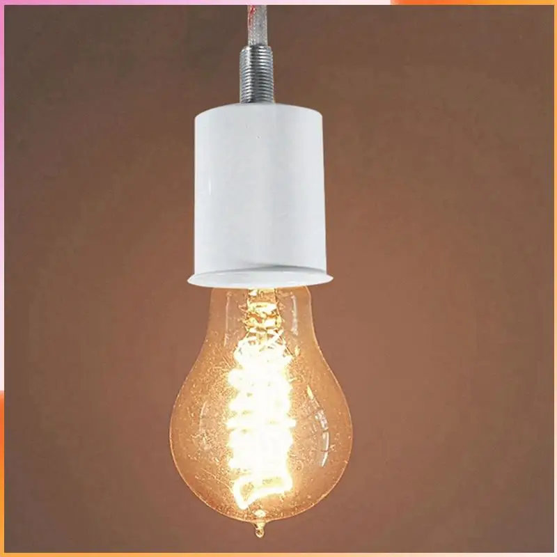 A93Z 6X E27 Screw Base Round LED Light Bulb Lamp Socket Holder Adapter Metal Lamp Holder With Wire White
A93Z 6X E27 Screw Base Round LED Light Bulb Lamp Socket Holder Adapter Metal Lamp Holder With Wire White