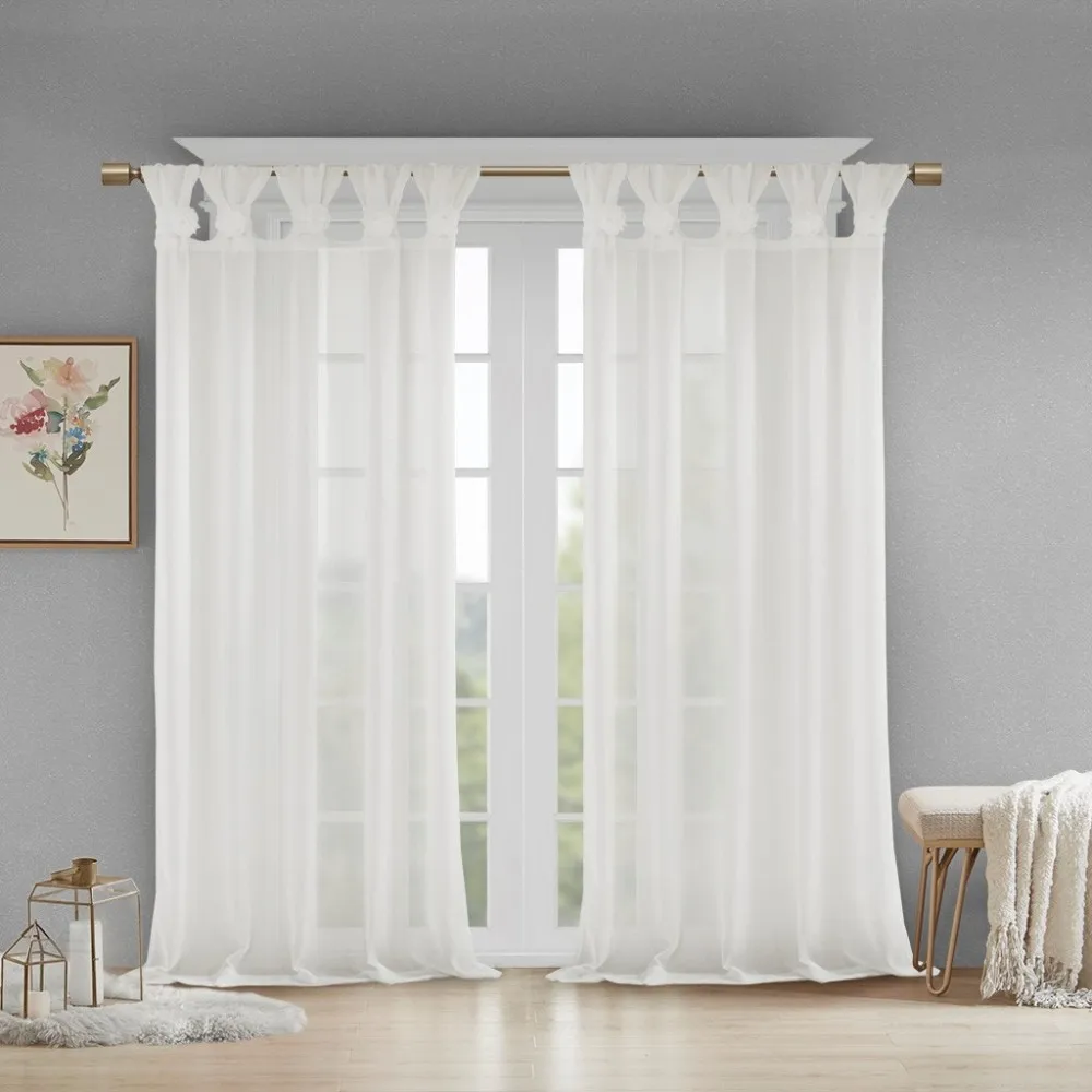 Floral Emb hed Cuff Tab Top Solid Curtain Panel(Only 1 Pc Panel) window curtain living room
Floral Emb hed Cuff Tab Top Solid Curtain Panel(Only 1 Pc Panel) window curtain living room
