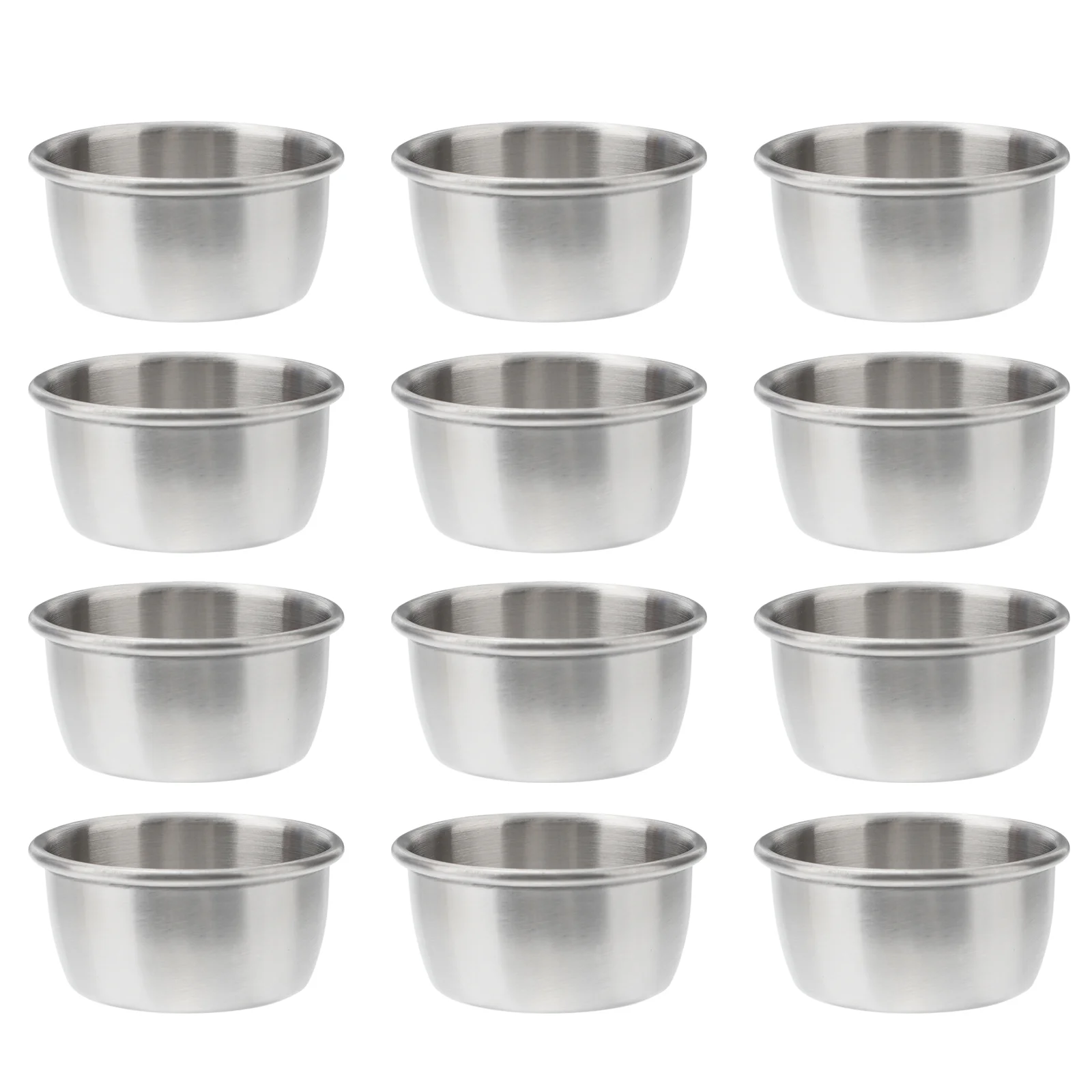 12 Pcs Sauce Cups Container for Restaurant and Home Use Stainless Steel Plate Portion Dinner Party Dipping Containers Butter
12 Pcs Sauce Cups Container for Restaurant and Home Use Stainless Steel Plate Portion Dinner Party Dipping Containers Butter