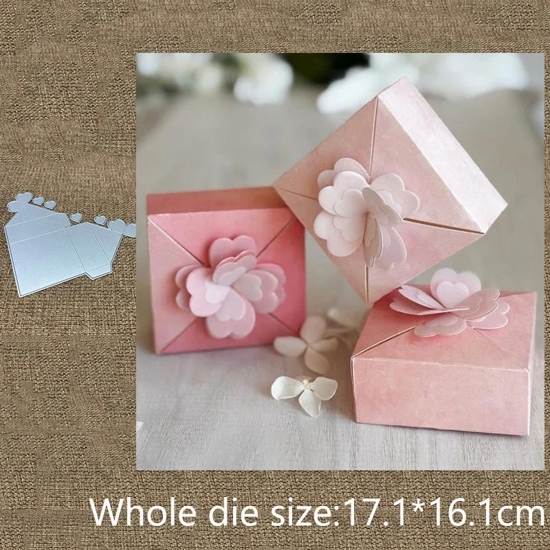 New Design Craft Metal stencil mold Cutting Die flower heart box decoration scrapbook die cut Album Paper Card Craft Embossing
New Design Craft Metal stencil mold Cutting Die flower heart box decoration scrapbook die cut Album Paper Card Craft Embossing