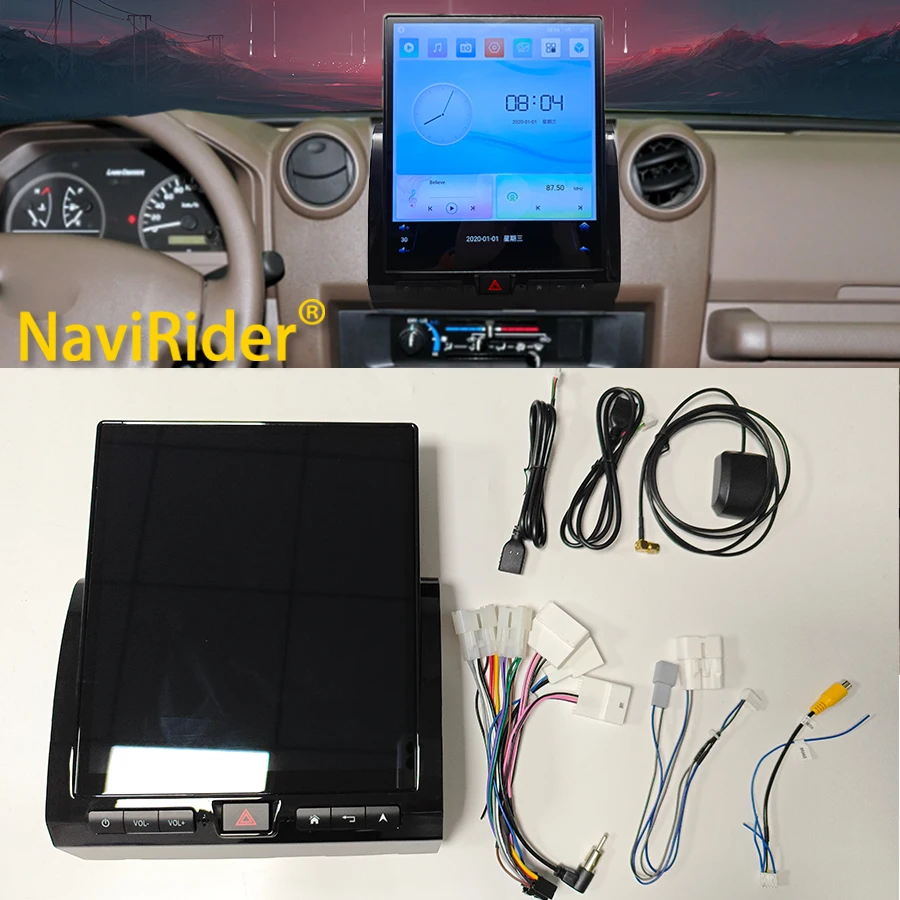 Для Toyota Land Cruiser LC70 LC75 LC76 2007-2023: 12-дюймовый автомобильный мультимедийный радиоприемник с Android-экраном, GPS-навигацией, Carplay, Auto, 4G, WIFI
Для Toyota Land Cruiser LC70 LC75 LC76 2007-2023: 12-дюймовый автомобильный мультимедийный радиоприемник с Android-экраном, GPS-навигацией, Carplay, Auto, 4G, WIFI