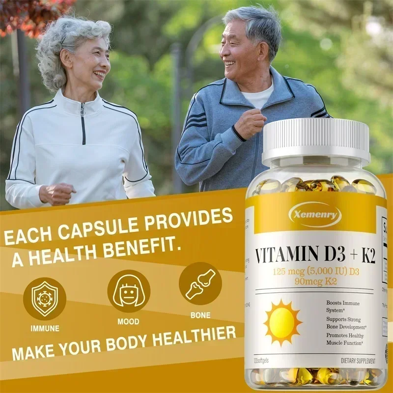 Витамин D3 + K2 Капсулы — сильно впитывающий кальций, способствует здоровью суставов, сердца и мозга, плотность костей, гибкости суставов
Витамин D3 + K2 Капсулы — сильно впитывающий кальций, способствует здоровью суставов, сердца и мозга, плотность костей, гибкости суставов