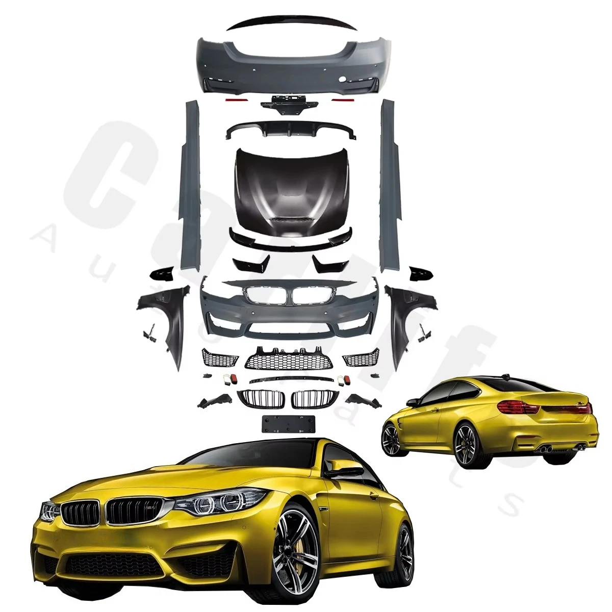 High Quality PP Material Bumpers for 4 Series F32 F36 2012-2019 Year Upgrade M4 Model with Bumpers Grilles fender hood
High Quality PP Material Bumpers for 4 Series F32 F36 2012-2019 Year Upgrade M4 Model with Bumpers Grilles fender hood