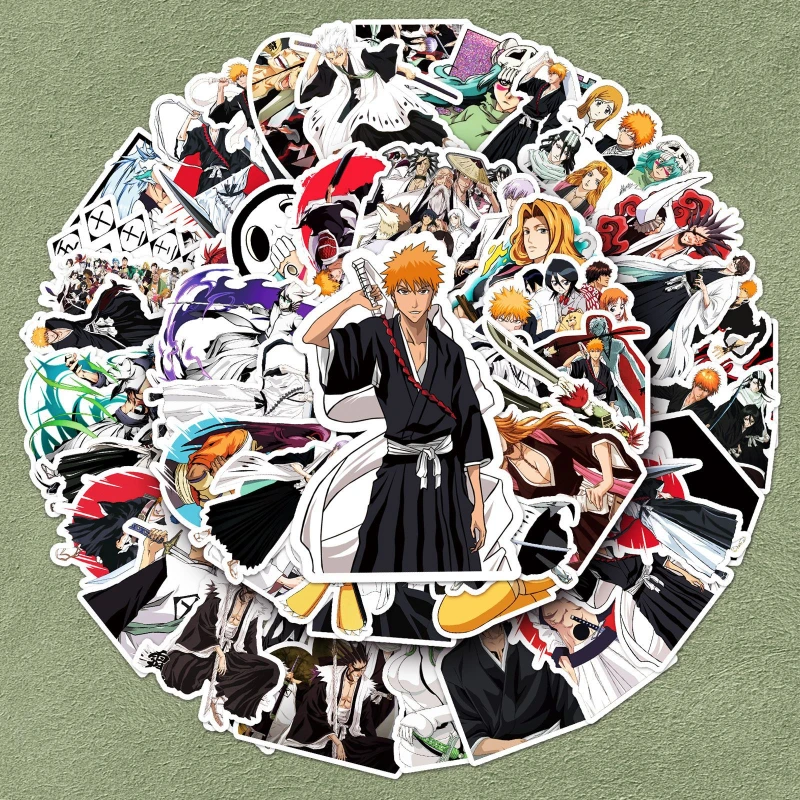 50/30/10PCS Kurosaki Ichigo Ishida Uryuu Urahara Kisuke Ginjou Kuugo Popular Anime Peripheral Cup Computer Waterproof Sticker
50/30/10PCS Kurosaki Ichigo Ishida Uryuu Urahara Kisuke Ginjou Kuugo Popular Anime Peripheral Cup Computer Waterproof Sticker