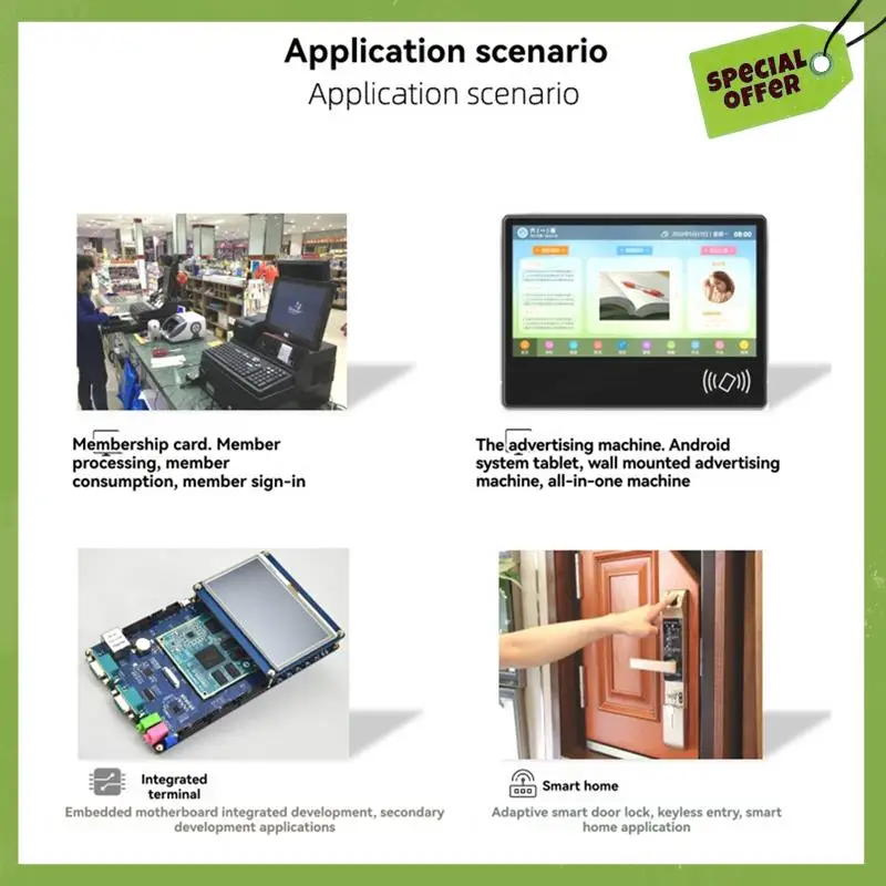 USB RFID Reader Module IC Card Reader 13.56Mhz S50 Contactless Smart Card Reader 14443A Support Window System
USB RFID Reader Module IC Card Reader 13.56Mhz S50 Contactless Smart Card Reader 14443A Support Window System