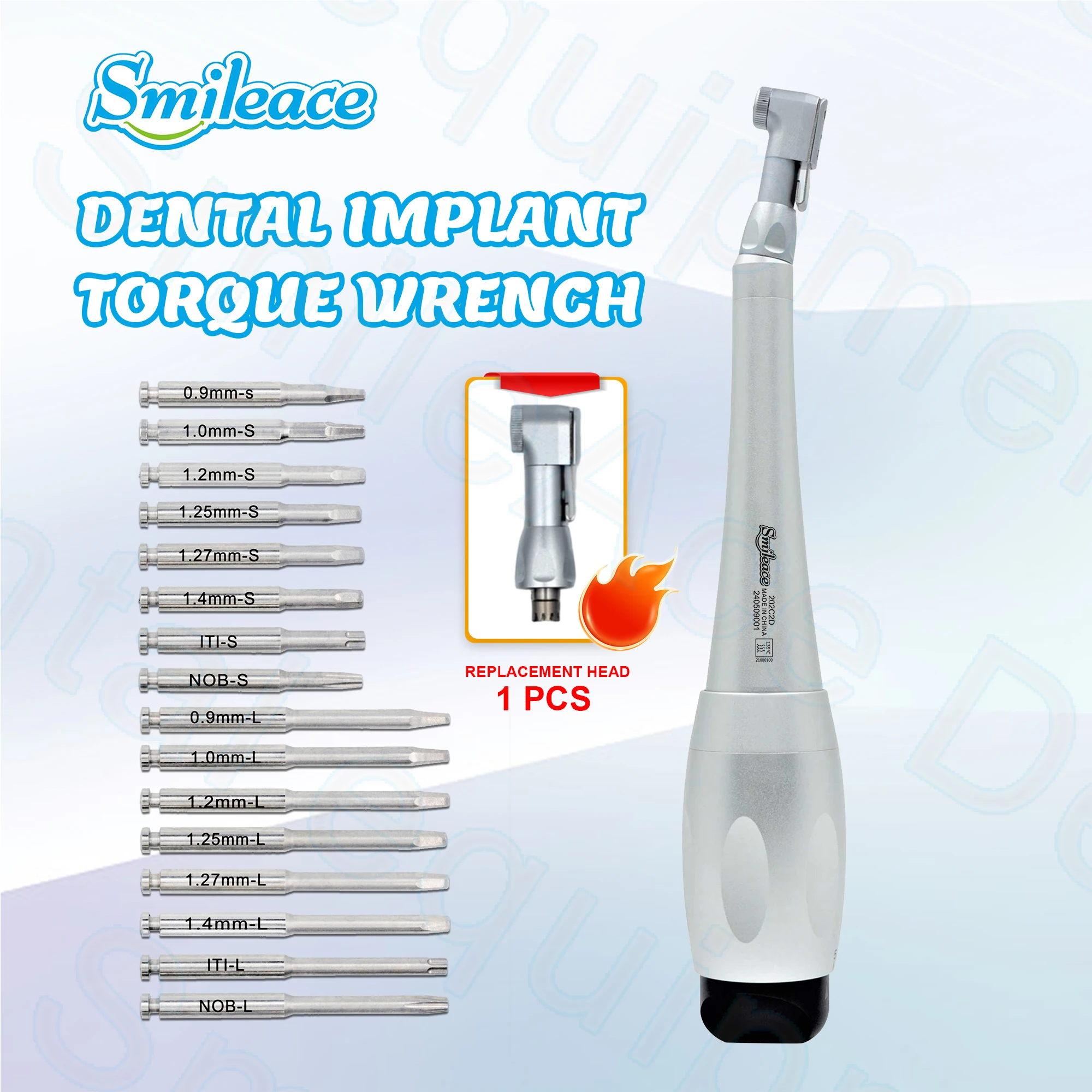 Dental Implant Universal Torque Wrench Handpiece Screwdriver Prosthetic Kit with 16pcs Drivers Dentistry Clinic Repair Tools
Dental Implant Universal Torque Wrench Handpiece Screwdriver Prosthetic Kit with 16pcs Drivers Dentistry Clinic Repair Tools
