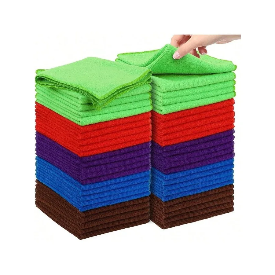 Microfiber Cleaning Cloths U2013 50 Pack, 12x12 Ultra Soft Lint - Cleaning Towels Kitchen, Car, Glass, Window Home U2013 Reusab
Microfiber Cleaning Cloths U2013 50 Pack, 12x12 Ultra Soft Lint - Cleaning Towels Kitchen, Car, Glass, Window Home U2013 Reusab