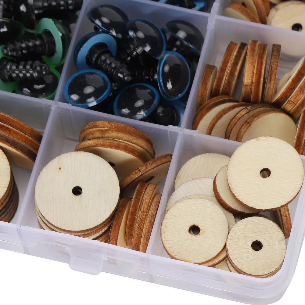 264pcs Various Sizes Plastic Eyes Colored Safety Eyes Stainless Steel Rings Teddy Bear Eyes Sturdy Material
264pcs Various Sizes Plastic Eyes Colored Safety Eyes Stainless Steel Rings Teddy Bear Eyes Sturdy Material
