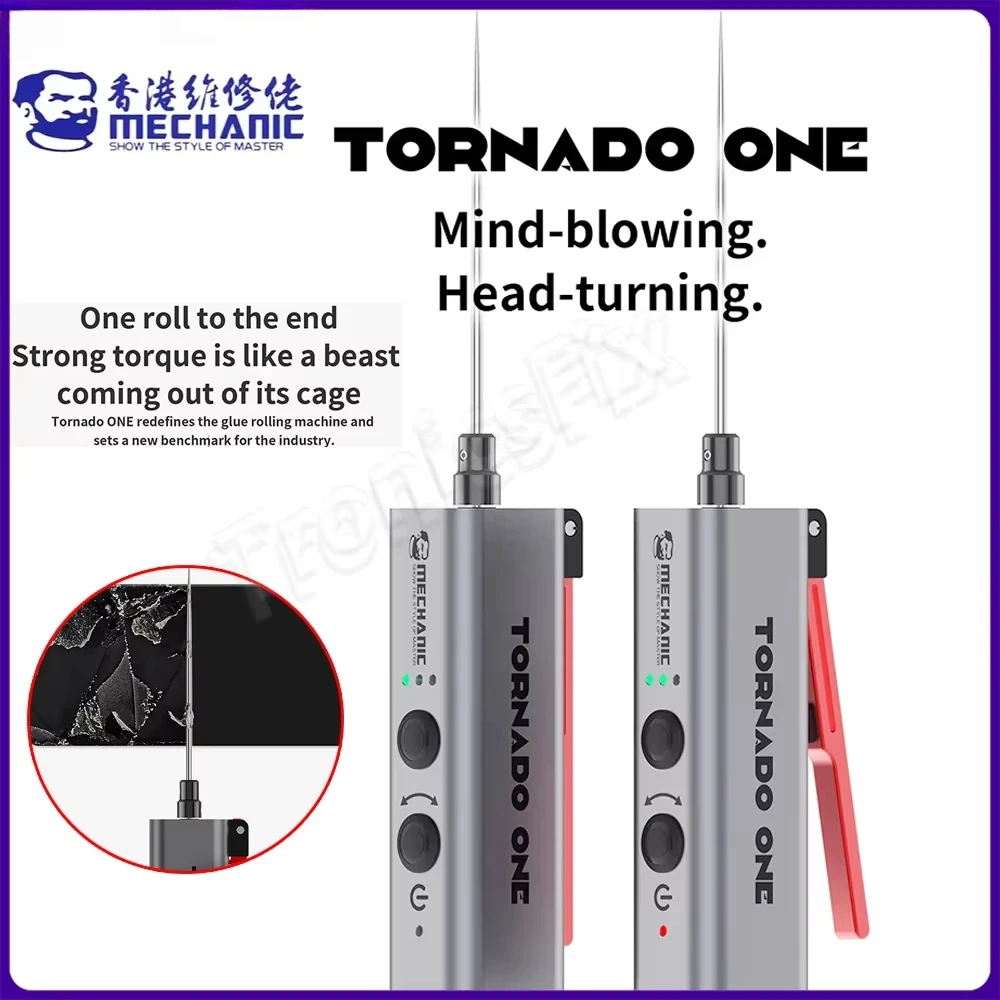 MECHANIC Tornado One OCA Glue Remover Machine Phone Screen Cutting Grinder With Green Dust Display Lamp LED Display Glue Remover
MECHANIC Tornado One OCA Glue Remover Machine Phone Screen Cutting Grinder With Green Dust Display Lamp LED Display Glue Remover