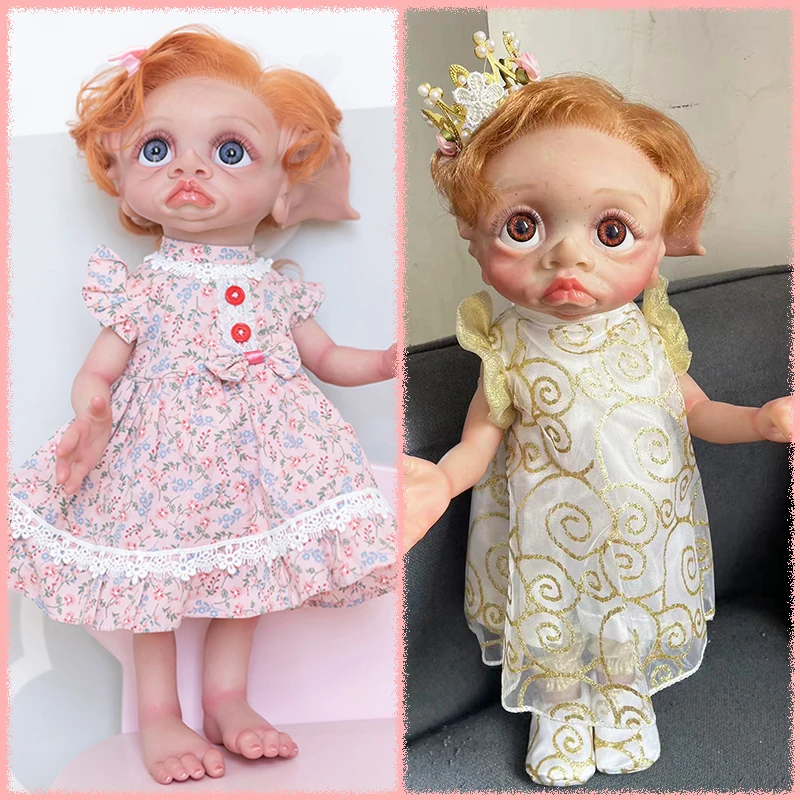 16inch Hand-Rooted Hair Soft Full Vinyl Body Reborn Fairy Elf Baby Tinky Multiple Layers Painting Finished Collectible Art Doll
16inch Hand-Rooted Hair Soft Full Vinyl Body Reborn Fairy Elf Baby Tinky Multiple Layers Painting Finished Collectible Art Doll