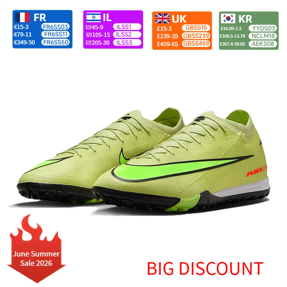 Mercurial Vapor 16 Pro Turf Football Shoes unisx Soccer Cleats Agile Support Quick Turf Grip Lockdown Performance FQ8687-300
Mercurial Vapor 16 Pro Turf Football Shoes unisx Soccer Cleats Agile Support Quick Turf Grip Lockdown Performance FQ8687-300