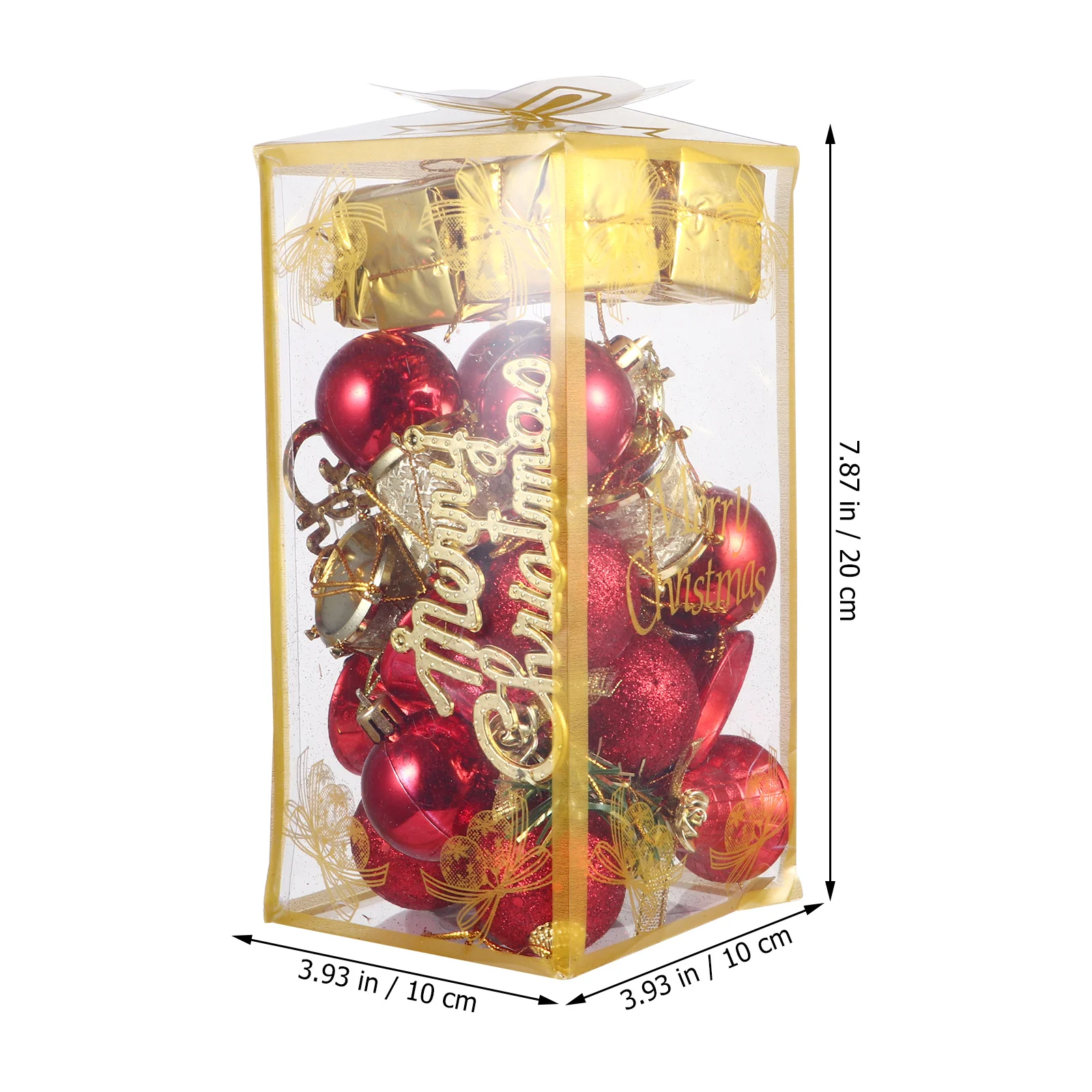 32Pcs Christmas Tree Decorations Exquisite Lightweight Ornaments Set Small Plastic Jingle Boxes Creative Christmas Decor
32Pcs Christmas Tree Decorations Exquisite Lightweight Ornaments Set Small Plastic Jingle Boxes Creative Christmas Decor