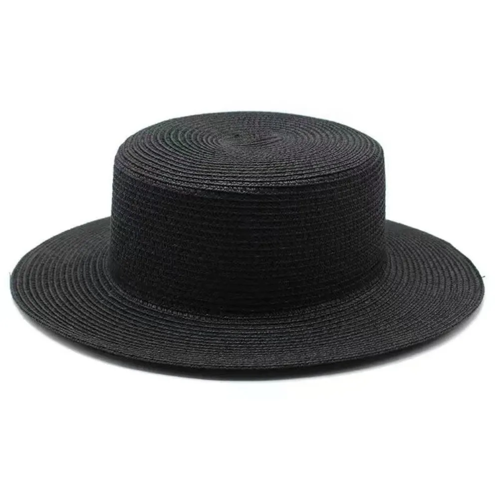 Fashionable Wide Brim Straw Hat Handwoven Straw Breathable Beach Sun Hat Flat Top Panama Cap Beach Vacation
Fashionable Wide Brim Straw Hat Handwoven Straw Breathable Beach Sun Hat Flat Top Panama Cap Beach Vacation