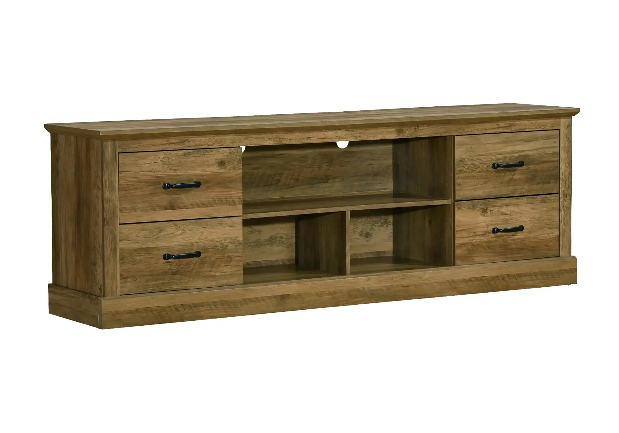 72 Inch TV Stand Console With Storage Drawers Media Entertainment Center Brown Oak Laminate
72 Inch TV Stand Console With Storage Drawers Media Entertainment Center Brown Oak Laminate