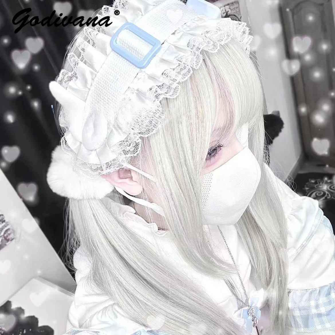 Angel Function Hair Band Hair Clip Subculture Girl Women's Mine Water Color System Harajuku Style Pleated Lace Hairband Headwear
Angel Function Hair Band Hair Clip Subculture Girl Women's Mine Water Color System Harajuku Style Pleated Lace Hairband Headwear