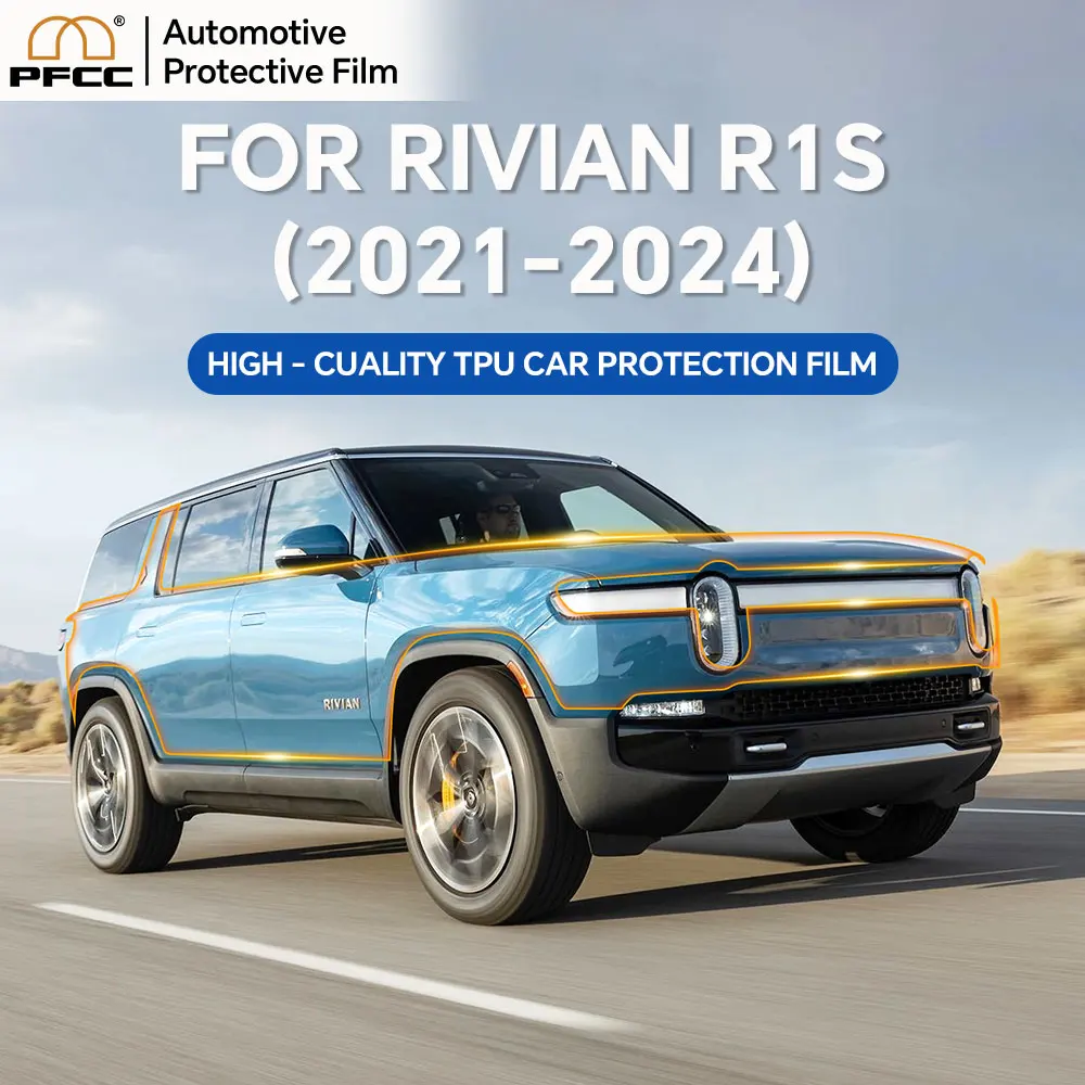 For Rivian R1S 2021-2024 TPU Paint Protection Film Self-Healing Car Body Bumper Sticker Anti-Scratch Accessories Repair
For Rivian R1S 2021-2024 TPU Paint Protection Film Self-Healing Car Body Bumper Sticker Anti-Scratch Accessories Repair 