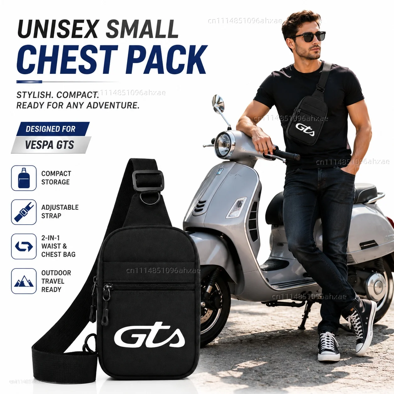 Motorcycle 2In1 Multi-functional Waist Bag Chest Bag Outdoor Travel Bag For Vespa GTS 125 150 300 Super 300 Super300 GTV 125 GTV
Motorcycle 2In1 Multi-functional Waist Bag Chest Bag Outdoor Travel Bag For Vespa GTS 125 150 300 Super 300 Super300 GTV 125 GTV