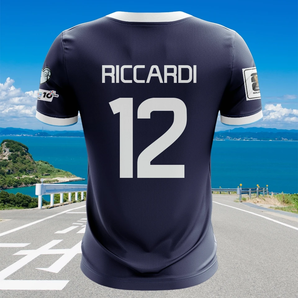 2025 new 3D printed San Marino football jersey for men and women, quick-drying and breathable sports T-shirt men clothing shirts 
2025 new 3D printed San Marino football jersey for men and women, quick-drying and breathable sports T-shirt men clothing shirts