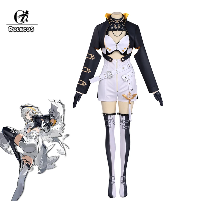 ROLECOS Game NTE Hathor Cosplay Costume Sterry Express Operative Elite Courier Women Cosplay Halloween Role Play Carnival Suit
ROLECOS Game NTE Hathor Cosplay Costume Sterry Express Operative Elite Courier Women Cosplay Halloween Role Play Carnival Suit