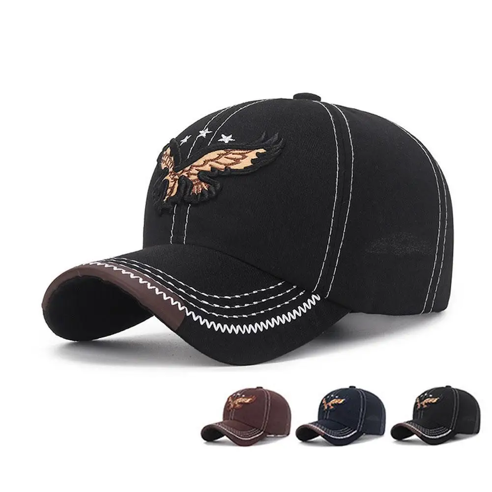 Бейсбольная кепка с вышивкой орла для мужчин и женщин, четыре сезона, повседневная пара, корейская версия, модная солнцезащитная шляпа от солнца 
Бейсбольная кепка с вышивкой орла для мужчин и женщин, четыре сезона, повседневная пара, корейская версия, модная солнцезащитная шляпа от солнца