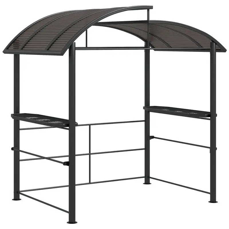 2.4 x 1.5m Outdoor Grill Gazebo with Side Shelves, PC Board Roof, Dark Grey
2.4 x 1.5m Outdoor Grill Gazebo with Side Shelves, PC Board Roof, Dark Grey