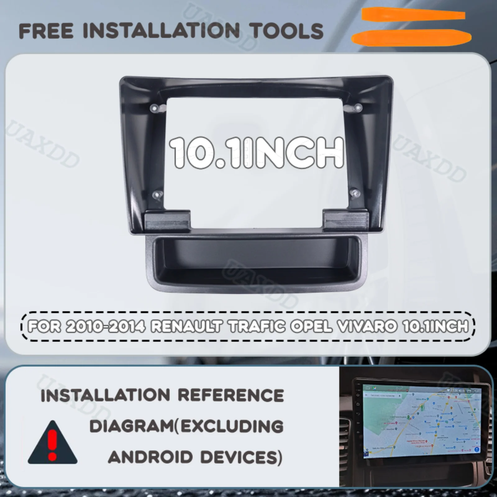 2 Din Car fascia dashboard For 2010-2014 RENAULT TRAFIC OPEL VIVARO 10.1INCH frame Kit panel center console plastic accessories
2 Din Car fascia dashboard For 2010-2014 RENAULT TRAFIC OPEL VIVARO 10.1INCH frame Kit panel center console plastic accessories