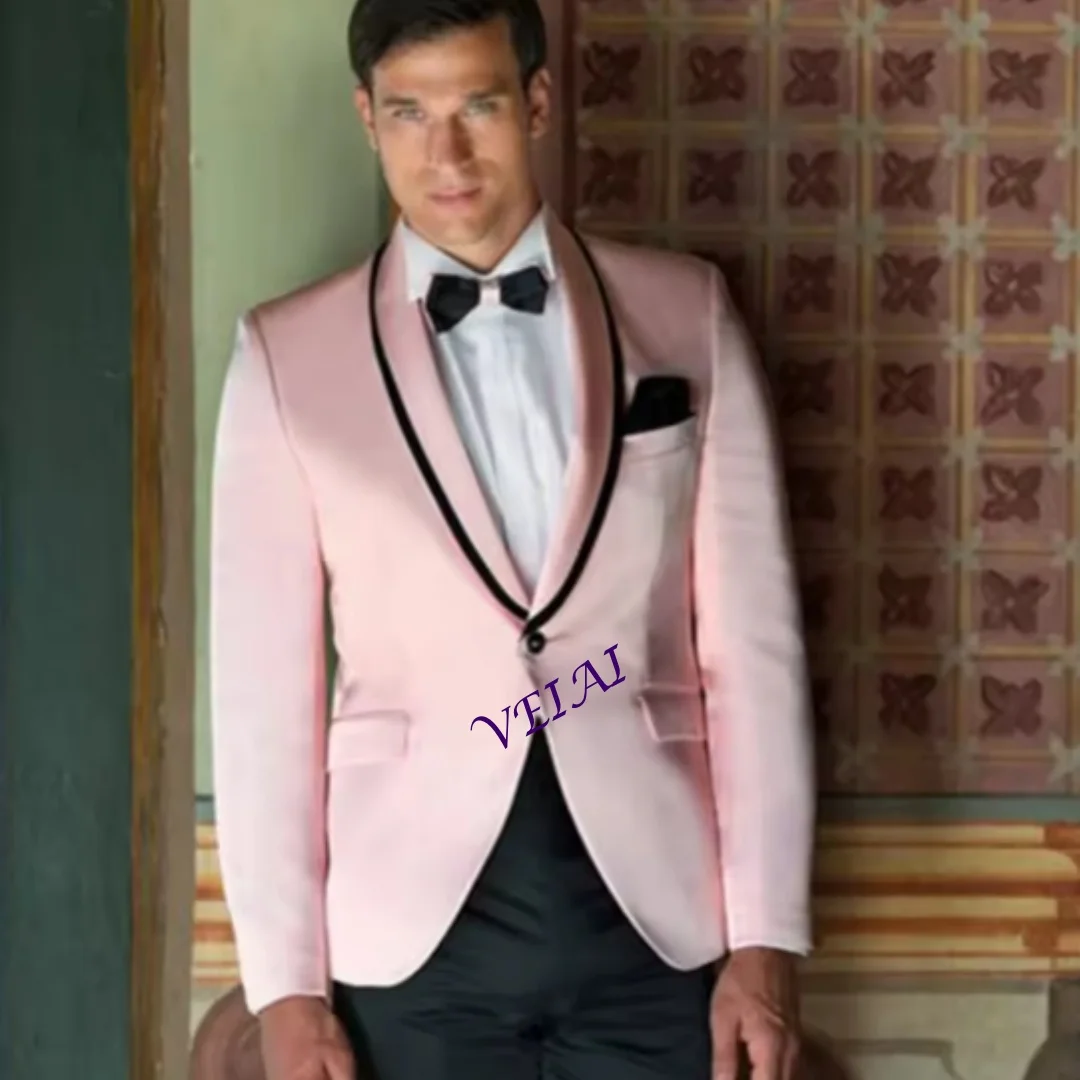 Элегантный пиджак по индивидуальному заказу, облегающий пиджак, подходящий для мужского формального свадебного платья, розовый пиджак
Элегантный пиджак по индивидуальному заказу, облегающий пиджак, подходящий для мужского формального свадебного платья, розовый пиджак